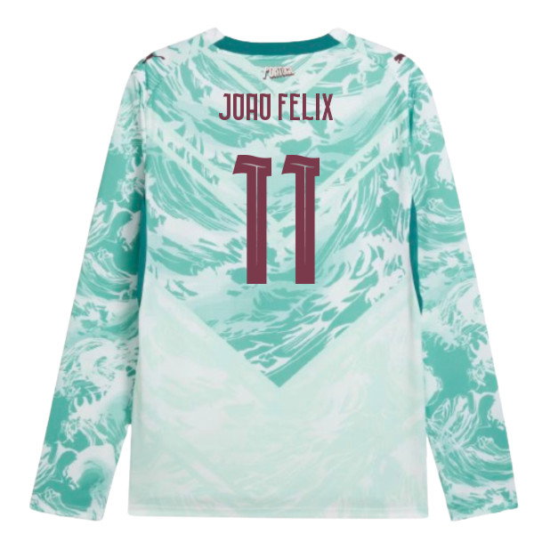 2026-2027 Portugal Long Sleeves Away Shirt (Joao Felix 11)-SoccerKits Hub | Buy Soccer Jerseys Online